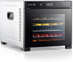 Electric Countertop Food Dehydrator Machine - Multi-Tier NutriChef NCDH6S - £142.41 GBP