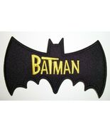 BATMAN Patch~Embroidered~Iron or Sew on~4 3/4&quot; x 2 5/8&quot; - $84.13 MXN