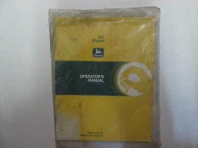 John Deere 965 Wagon Operators Manual OM-W21361 Issue G4 Factory OEM *** - $7.99