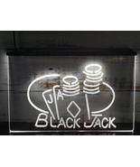 Blackjack Poker Casino Rules LED Neon Light Sign, Lit Up Hang Wall Light... - £20.77 GBP+