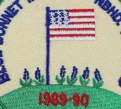 Vintage 1989-1990 Bluebonnet Meadows NBHD Weekend Twill Boy Scout BSA Camp Patch - £9.33 GBP
