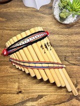 Handmade Peruvian Curve Chill Pan Flute 13 Pipes (Left Handed) Native Gift - $50.30 CAD