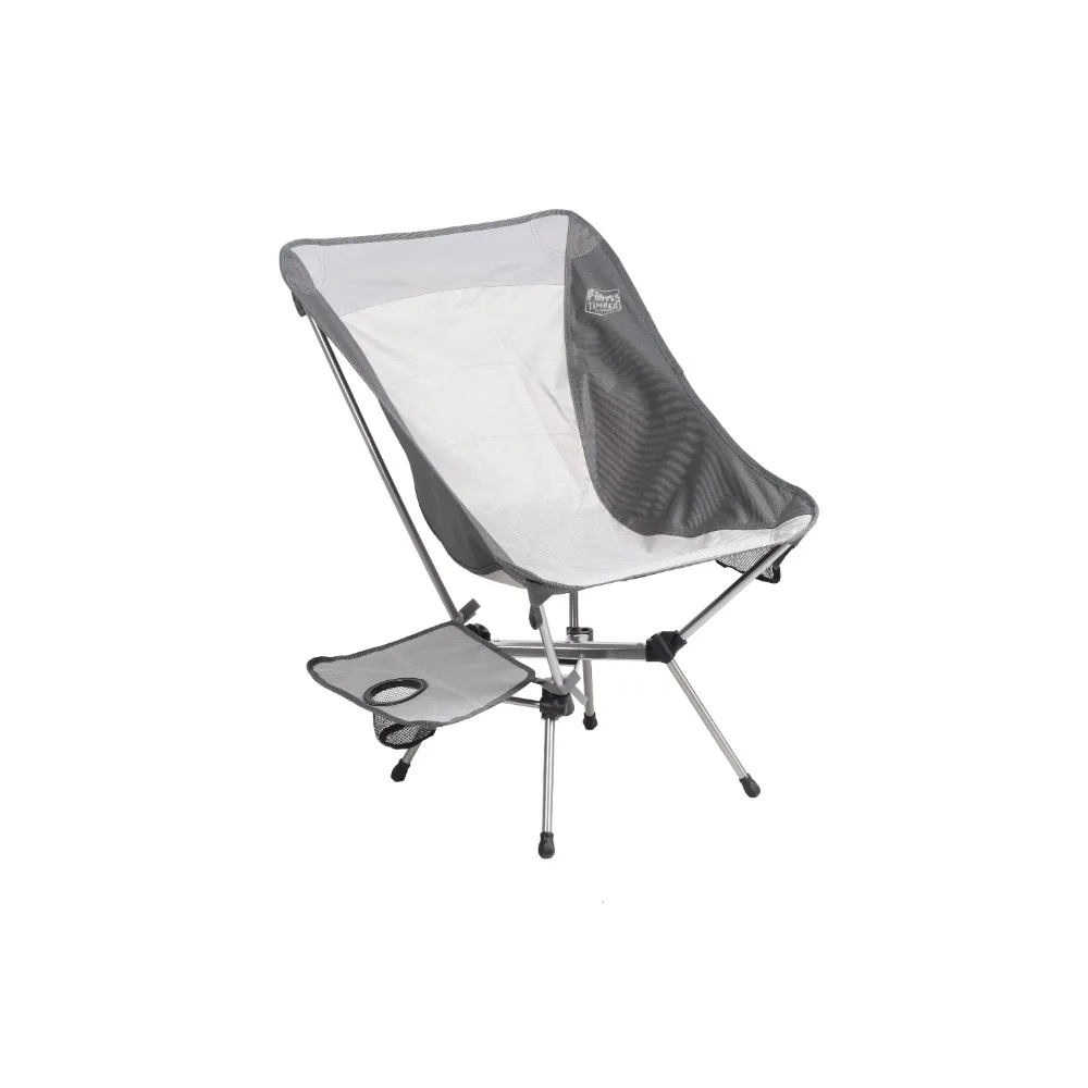 Gray Camping Chair Yew X-Frame Chair With Table Adult 6.3lbs Supplies Ch... - £70.74 GBP+