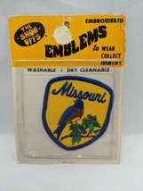Embroidered Emblems Twil Eastern Bluebird Missouri Patch - £17.72 GBP