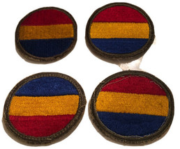 Original US WWII Army Patch: Replacement &amp; School Command Lot of 4 - $6.80