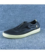 ECCO  Women Sneaker Shoes Black Leather Zip Size 10 Medium - £19.46 GBP