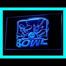 230076B Bowl Bowling Strike Game Score Happy Amateur Pin Tourney LED Light Sign - $21.99