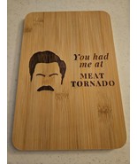 Ron Swanson Parks and Rec Laser Engraved Cutting Board - $5.45