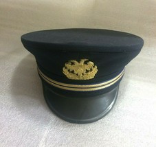 VINTAGE ALBANIAN MILITARY POLICE HAT-POLICIA SHQIPTARE -SIZE 58 - £30.50 GBP