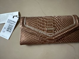 BRAHMIN HONEY BROWN SANDALWOOD FLIP WALLET  MULTICOLOR NWT EXQUIST GOES ... - $133.37