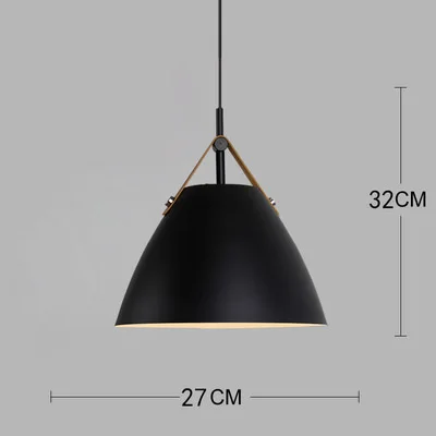 Personality Belt Pendant Lamp  Living Room Decor Lighting  Denmark aron Single H - £171.55 GBP