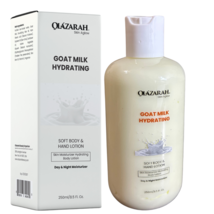 Olazarah Skin Aglow Goat Milk Hydrating Lotion for Soft Body &amp; Hands - Nourishin - £13.50 GBP