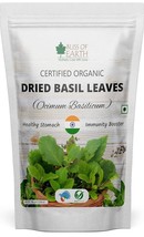 Organic Dried Basil Leaves Tulsi leaf for Tea Soup Salad Health &amp; Immunity 100g - £12.79 GBP