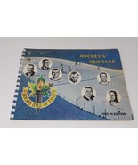Hockey&#39;s Heritage Hockey Hall Of Fame Book 1975-76 Edition RARE - £39.32 GBP