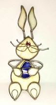 Stained Glass Bunny Rabbit Pot Hanger 6.5 inches - $19.80