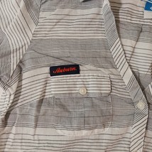 Columbia XL7066 Auburn Women’s Cotton White & Gray Stripes Long Sleeve Shirt S image 4