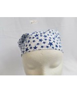 Sikh Hindu Muslim Blue Stars bandana Head Wrap Gear Rumal Handkerchief Gift - $5.36