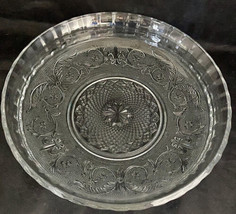 Trellis by Crystal Clear Industries Pressed Chip Glass Bowl 11-.7&quot; x 2-3... - $33.00