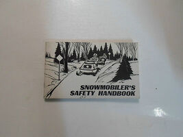 1974 Snowmobilers Safety Handbook Manual FACTORY OEM BOOK 74 - $18.99