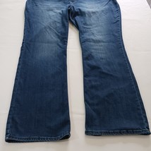Lee 1WMBEW7 Regular Fit Bootcut Women's Blue Denim Jeans Sz 22W M Measured 42×31 image 11