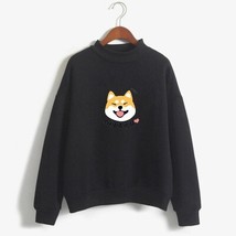 Women Harajuku Hoodies Fleece Autumn Kawaii Cute Japanese  Shiba Innu Pullover   - £53.88 GBP