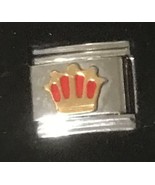 Crown Wholesale Italian Charm Enamel Link 9MM K18 Style C - $15.00