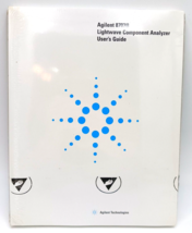 Agilent Technologies 8703B Lightwave Component Analyzer Users Guide - $39.99