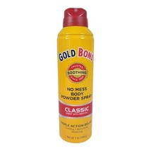 Gold Bond No Mess Body Spray Classic Scent TALC Old Formula, 7 oz each - £18.99 GBP