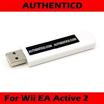 Wireless Controller USB Receiver Dongle Adapter 19009-D For Wii EA Active 2 - £3.86 GBP