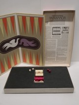 Vintage Backgammon Game Selchow &amp; Righter 1975, Wood Pieces - $19.97