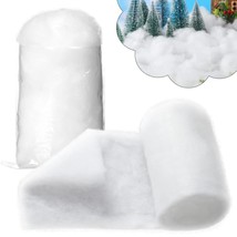 Christmas Fake Snow Decor, Included Fluffy Snow Fiber And 35 X 8 Inch Ar... - $33.99