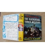 Hardy Boys 22 The Flickering Torch Mystery hcdj 1954A-18 ptg orange endp... - $15.02 CAD