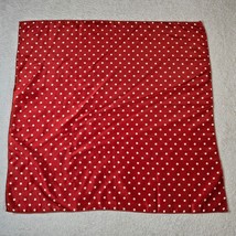 Vintage Rust Polka Dot Scarf Square Neck Wrap Retro Pinup Style USA Rock... - $20.87 CAD