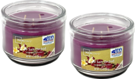 Mainstays 11.5oz Scented Candle 2-Pack (Sea Salt Orchid) - £14.95 GBP