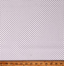 Cotton Swiss Dot Dots Designs Circles White Fabric Print by Yard D152.28 - $12.95