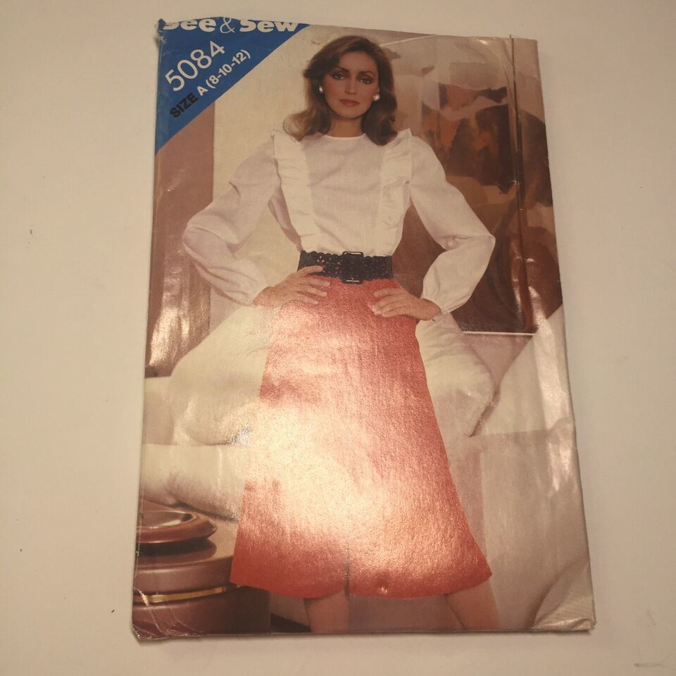 See & Sew 5084 Size 8 10 12 Misses' Blouse Culottes - $12.86
