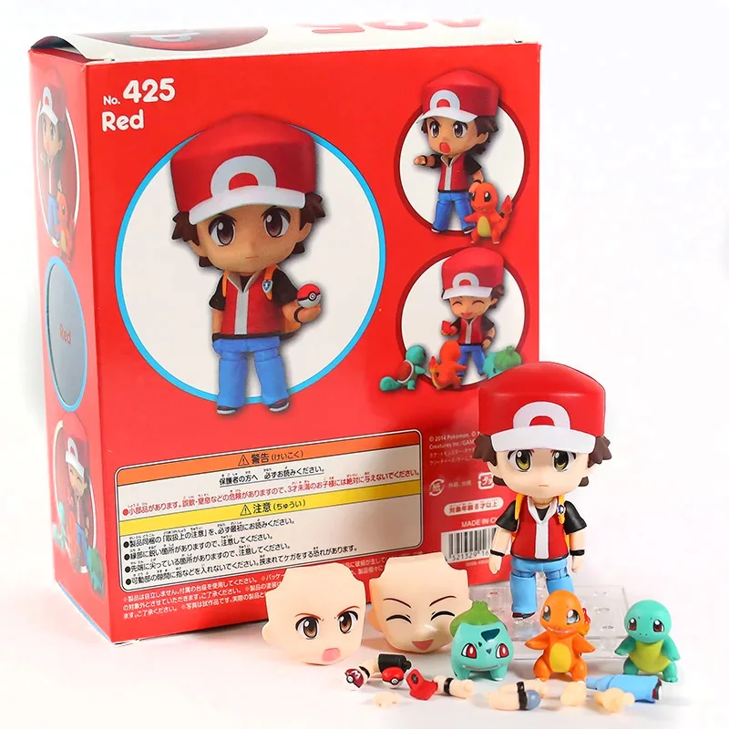 Pokemon PVC Action Figures Poke Ash Ketchum Trainers 425# Bulbasaur Squirtl - £20.42 GBP+