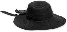 INC International Concepts Removable Tie Packable Floppy Black Hat - £11.77 GBP