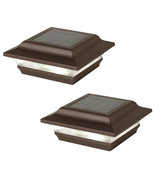 Classy Caps 4x4 Bronze Aluminum Imperial Solar Post Cap SL211R (2 Pack) - $69.98