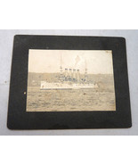 US Naval battleship cabinet photo WWI flag Pollock NY - €15,50 EUR US Naval battleship cabinet photo WWI flag Pollock NY - €15,50 EUR