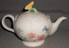 Lenox Butterfly Meadow Pattern 5 Cup Teapot w/lid Laurie Le Luyer - £55.55 GBP