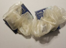 2  Hair Tie Sincerely Jules Scunci Cream Extra Large Accessories Scrunch... - $3.80