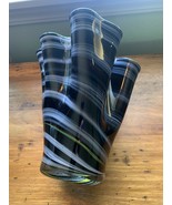 Exquisite Glass Decor 12 Inch Tall  Wave Form Glass Vase - $24.75