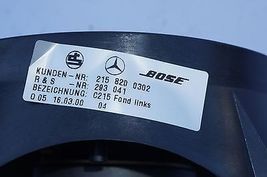 00-06 w215 MERCEDES CL500 CL55 CL600 CL65 REAR LEFT SIDE BOSE SPEAKER LH OEM image 8
