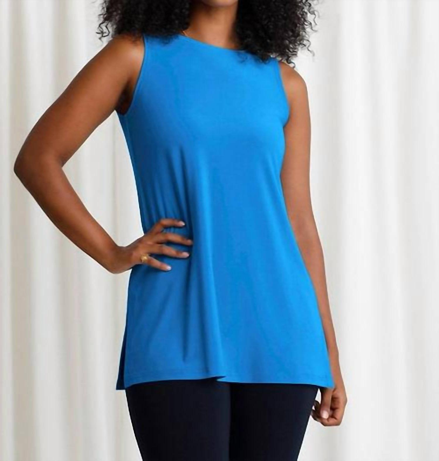 Sympli Ideal Tunic Top Ocean - $72.00