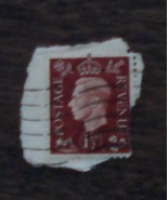 Nice Vintage Used Postage Revenue 1 ½ D Stamp, GOOD COND - 1940&#39;s - £2.33 GBP