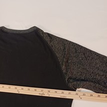 Adidas Untimate Tee Chicago Bulls Basketball Long Sleeve Black/Gray Shirt Mens L image 10