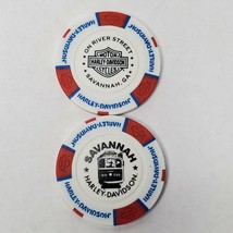 Harley Davidson Poker Chip Savannah GA (on River St.) - £3.85 GBP