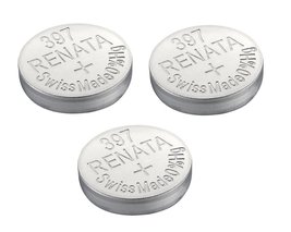 Renata Watch Battery Swiss Made Renata 397 or SR726SW Or AG2 1.5V (3 Batteries,  - £6.28 GBP