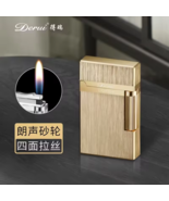 DERUI New Loud Click Butane Lighter with Flint Wheel &amp; Side Ignition New - $37.67 CAD